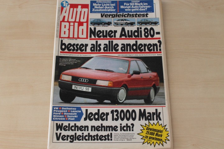 Deckblatt Auto Bild (42/1986)